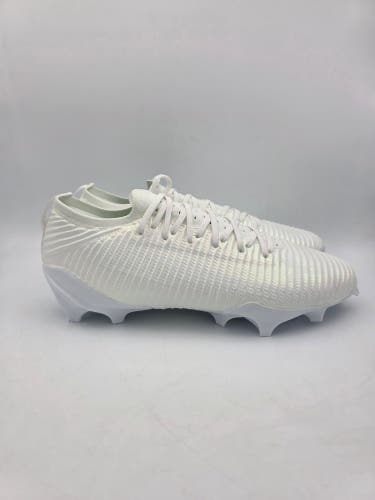 Under Armour Blur Pro Football Cleats Mens Size 13 White Iridescent 3028220-100