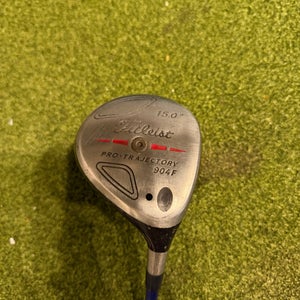 Titleist 904 F 15* Fairway Wood, Graphite Design YS-6 Regular Flex, RH