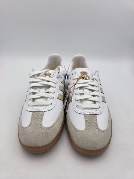 ADIDAS Samba Real Madrid Sneaker Unisex Size M6.5/W7.5 White/Grey JQ4038 ADIDAS Samba Real Madrid Sneaker Unisex Size M6.5/W7.5 White  main image 3