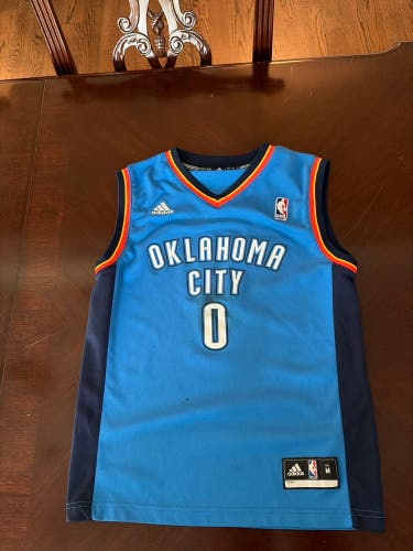 Russell Westbrook Thunder Jersey (Youth Medium)