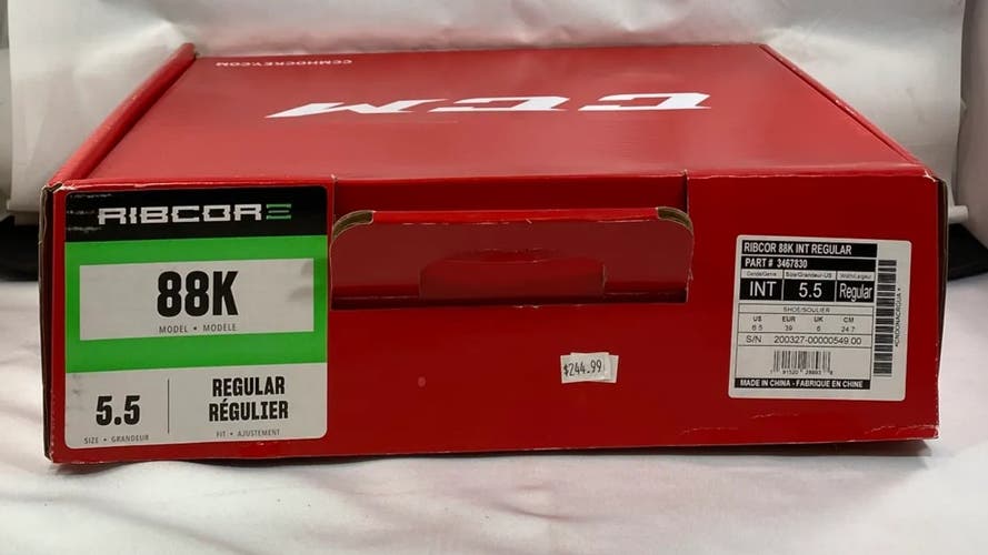 CCM RibCor 88K Hockey Skates Size 5.5 (New)