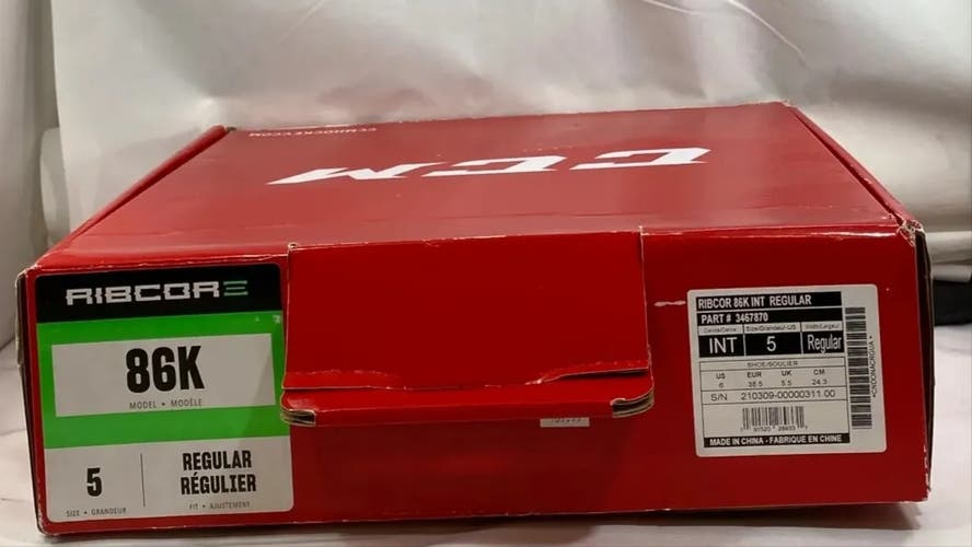 CCM RibCor 86K Hockey Skates Size 5 (New)