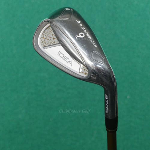 Lady Adams Idea a7OS Single 9 Iron Factory Grafalloy Idea 50g Graphite Ladies