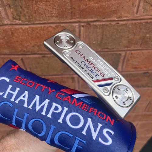 New 2023 Titleist Scotty Cameron Champions Choice Buttonback Newport 2 Plus 34