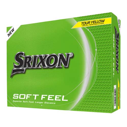 Srixon Soft Feel Golf Balls (Yellow, 36pk) 3dz 2025 NEW Buy 2dz get 1dz free!!