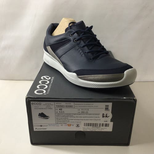 Women's Size 11.5 (42) Ecco Biom Hybrid Golf Shoes Navy Blue (New)