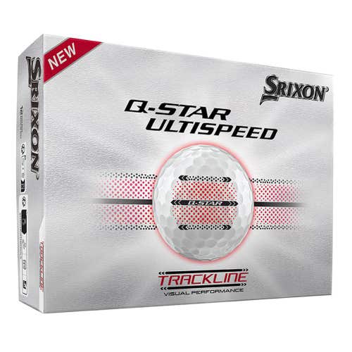 Srixon Q-Star Ultispeed Trackline Balls (White, 36pk) 3dz NEW Buy 2dz get 1dz