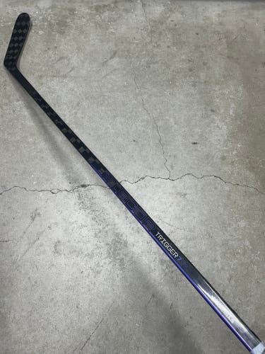 85 Flex P90TM Senior CCM RibCor Trigger 7 Pro Left Hand Hockey Stick Pro Stock (Used)