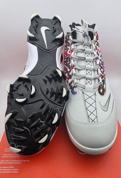 Nike Griffey 2 MCS Jackie Robinson Day Baseball Cleats HJ4509-001 Men\'s Size 11 Nike Griffey 2 MCS Jackie Robinson Baseball Cleats Size 11.5  main image 3