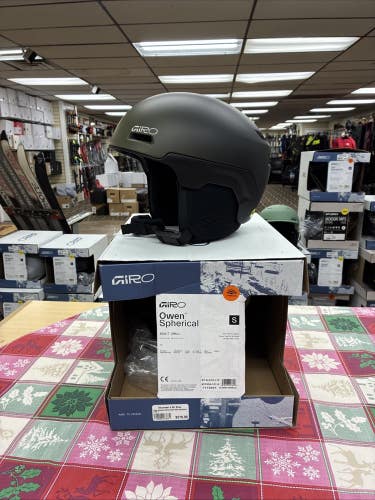 Giro Owen Spherical Ski/Snowboard Helmet MT Blk/Olive Size Small 59cm-62.5cm NEW
