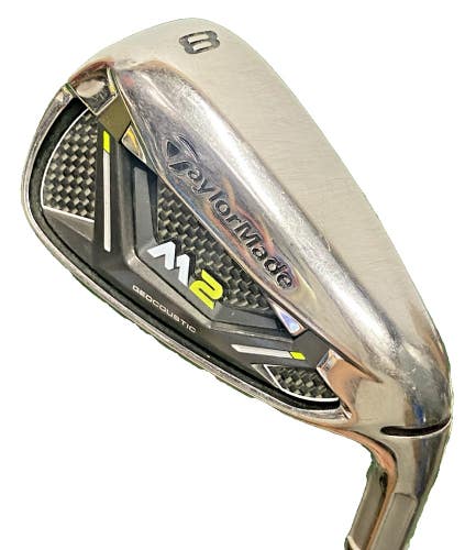 TaylorMade M2 Geocoustic 8 Iron RH 88g Reax High Launch Stiff Steel 36.5" Nice