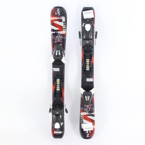 Salomon Q-Max Jr. Kids Skis with Bindings - 70 cm Used