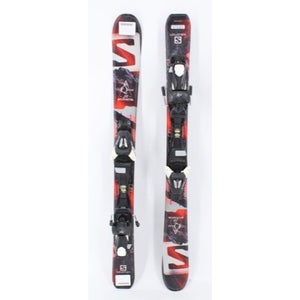 Salomon Q-Max Jr. Kids Skis with Bindings - 90 cm Used