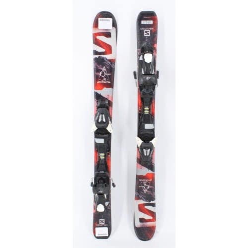 Salomon Q-Max Jr. Kids Skis with Bindings - 90 cm Used