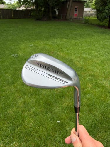 Titleist Vokey SM10 Tour Chrome Lob Wedge 60 / 8 Wedge Flex 35 MINT