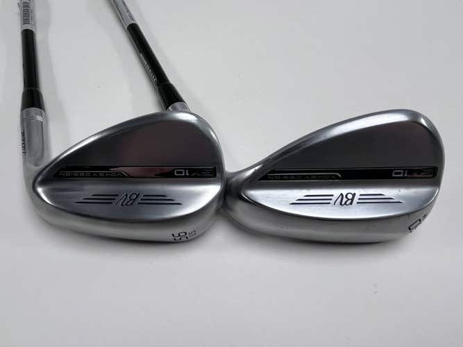 Titleist Vokey SM10 Tour Chrome Wedge Set 56* 10 60* 8 Tensei Red Senior Mens RH