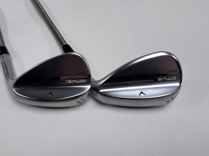 Callaway Opus SP Brushed Chrome Wedge Set 52* 10 56* 14 SteelFiber i95 Stiff RH