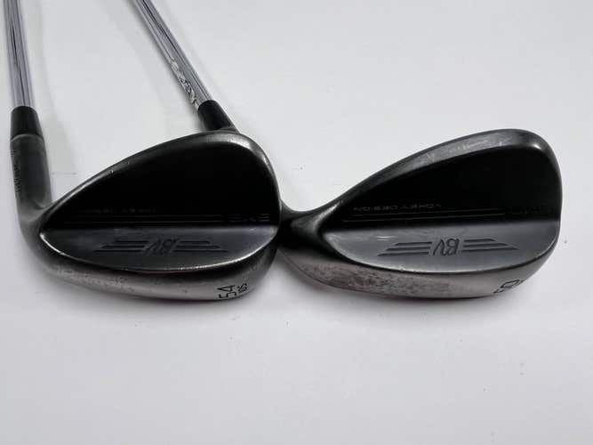 Titleist Vokey SM9 Jet Black Wedge Set 54* 10 | 60* 14 Wedge Steel Mens RH