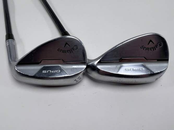 Callaway Opus Brushed Chrome Wedge Set 54* 12 | 58* 10 HDX Recoil Dart Wedge RH