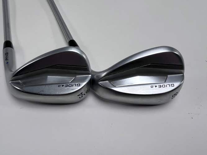 Ping Glide 4.0 Wedge Set 54* 12 58* 10 Blue Dot Project X IO 6.0 110g Stiff RH