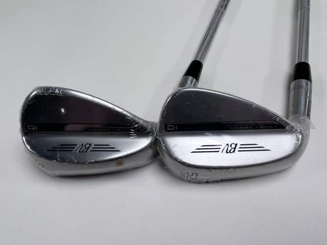 Titleist Vokey SM10 Tour Chrome Wedge Set 52* 8 56* 12 Vokey Wedge Steel Mens LH