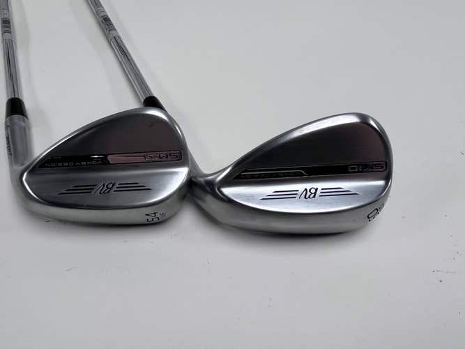 Titleist Vokey SM10 Tour Chrome Wedge Set 54* 14 | 60* 12 SM10 Wedge RH
