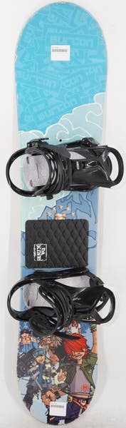 burton chopper snowboard 120 Pre Owned 120cm & Union Mini Flite Bindings Burton Chopper Kids Snowboard 120
