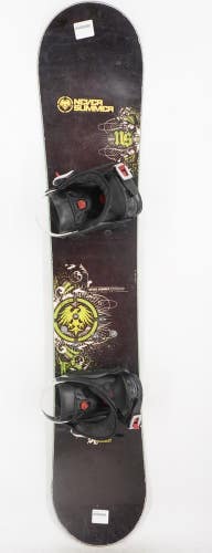 Never Summer SL Snowboard 158 cm w/ Bindings (Fits US Size 8.0 - 12.5) Used