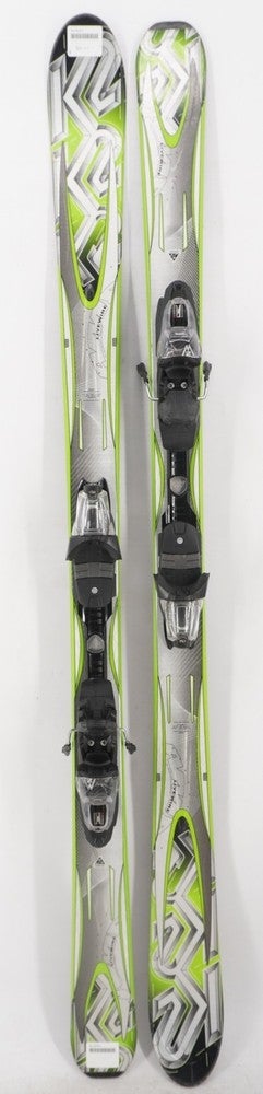 k2 amp livewire skis K2 AMP Livewire Adult Demo Skis with Bindings - 160 cm Used | SidelineSwap