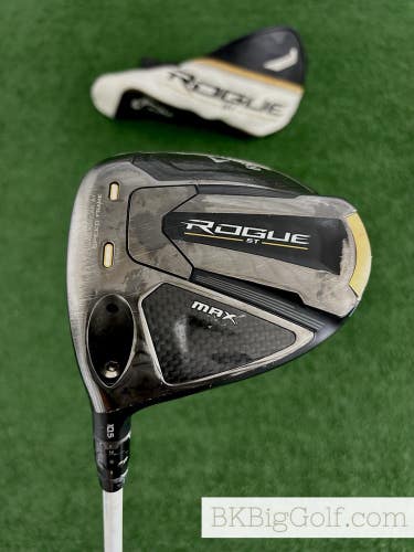 LH Callaway Rogue ST Max 10.5 Driver w Headcover / Stiff