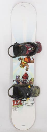 Ride Lowride Snowboard 135 cm w/ Bindings (Fits US Size 7.5 - 10.5) Used