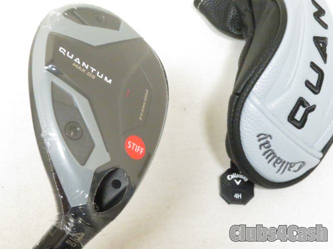 Callaway Quantum Max OS Hybrid 20 4H Denali Frost Silver 70g 6.0 Stiff +HC NEW