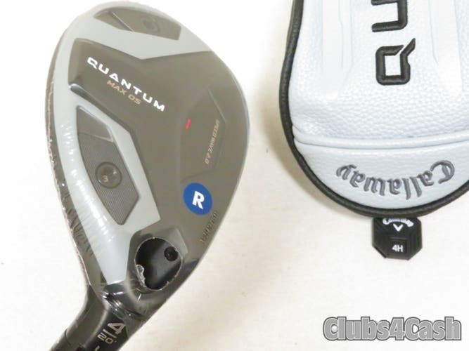 Callaway Quantum Max OS Hybrid 20 4H Denali Frost Silver 70g 6.0 Regular NEW