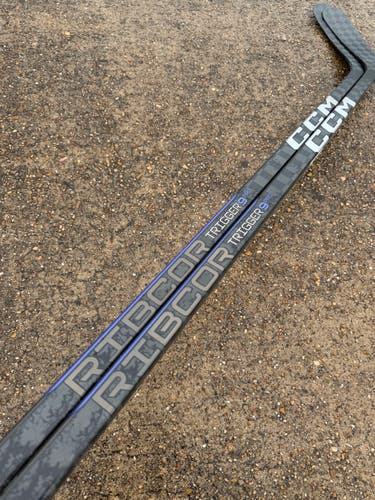2 Pack CCM Trigger 9 Pro Stock Hockey Stick Grip 90 Flex P90M Left 4016