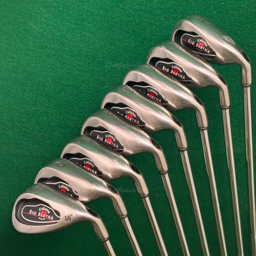 Callaway Big Bertha 2004 4-AW Iron Set Big Bertha Constant Wt. Steel Uniflex