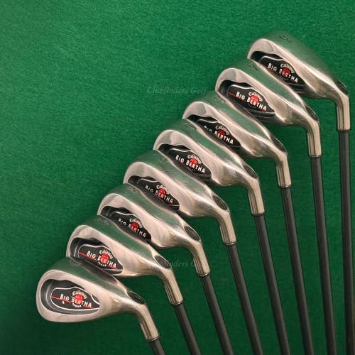 Callaway Big Bertha 2004 3-PW Iron Set BB JV 60-65i Series Graphite Stiff *Read*