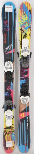 Fischer Stunner Twin Tip Kids Skis with Bindings - 111 cm Used