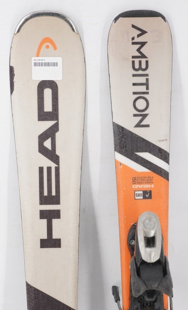 Head Big Easy Adult Skis with Bindings - 150 cm Used