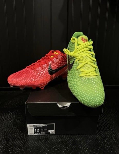 Nike Men’s Vapor Edge Kobe VI SE Mismatch Cleats Size 12. Deadstock! New!