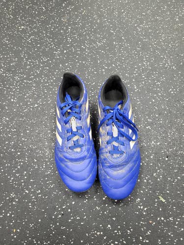 Used Adidas GOLETTO Soccer Cleats Royal Blue Junior 04 11849-S000040180