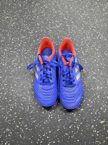 Used Adidas Soccer Cleats Royal Blue Junior 01.5 11849-S000040173