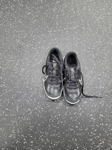 Used Nike DIAMOND BB/SB Cleats Black Youth 12.0 11849-S000040174