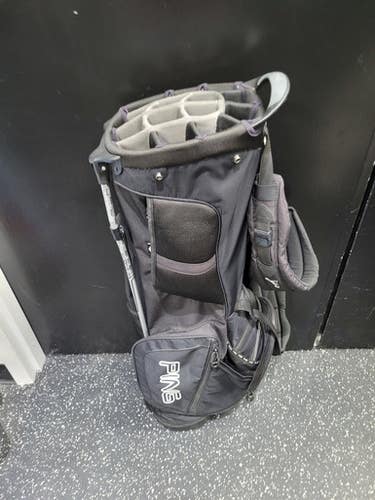 Used Ping E2 Mens Stand Bag Black 11849-S000040151