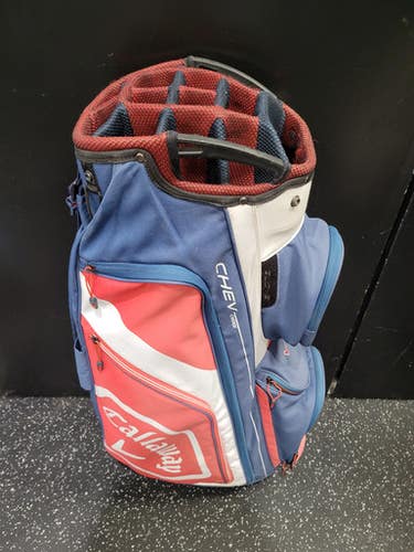 Used Callaway CHEV ORG Mens Stand Bag Red 11849-S000040152