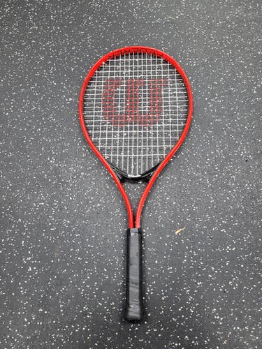Used Wilson FEDERER Junior Tennis Racquet Red 25" 11849-S000040147