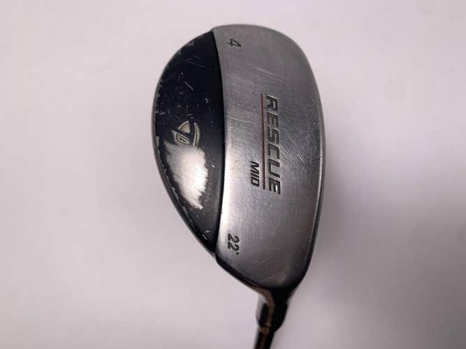 TaylorMade Rescue Mid 4 Hybrid 22* Regular Graphite Mens RH
