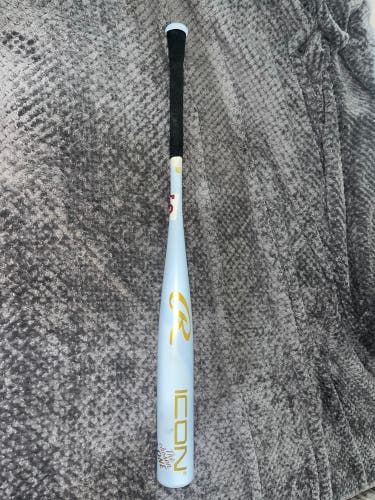 2026 Rawlings Icon Composite BBCOR Certified Bat (-3) 30 oz 33" (Used)