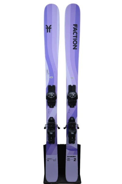 USED 2026 Faction Dancer 2 155cm Skis with Tyrolia Attack LYT 11 Bindings