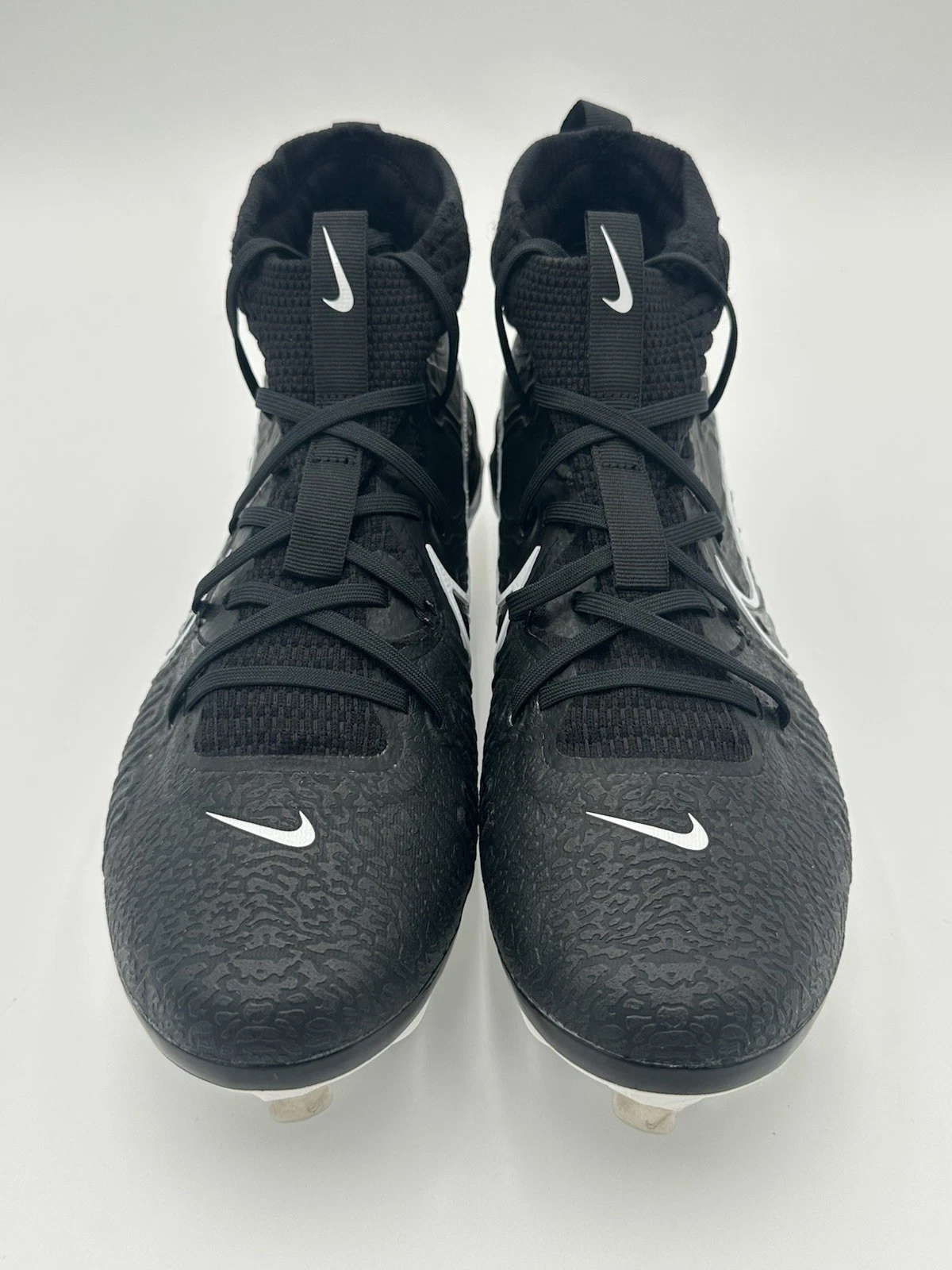 Nike Alpha Huarache NXT Black Metal Baseball Cleats Men display picture 2