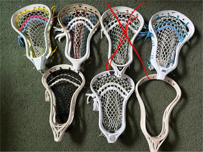 Lacrosse Heads Remaining! Message if interested!